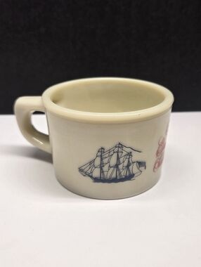 Vintage Old Spice Shaving Mug Ship Grand Turk Salem 1786 Shulton 6 oz Cup